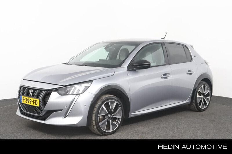 Grijs Gebruikt 2021 Peugeot e-208 GT Hatchback | € 17.445 (Eerlijke prijs) - Afbeelding 1/4