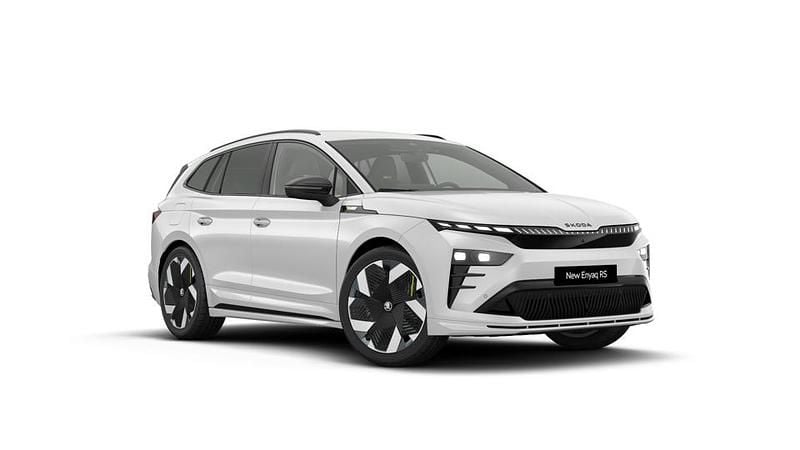 Nieuw Skoda Enyaq iV RS 250 kW (340 PK) 2026 Moon white SUV