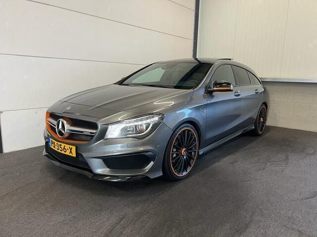Occasion Mercedes CLA45 AMG Shooting Brake AMG 360 PK (264 kW) 2015 Grijs Stationwagen