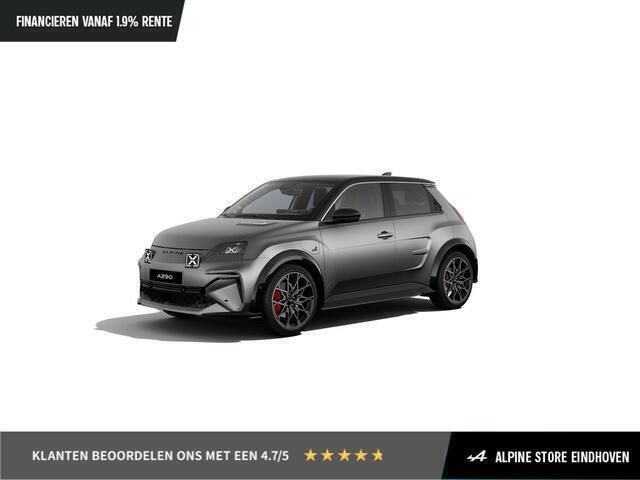Twotone gris tornade mat / dak noir (donker grijs) Nieuw 2025 Alpine A290 Hatchback | € 46.203 - Afbeelding 1/4