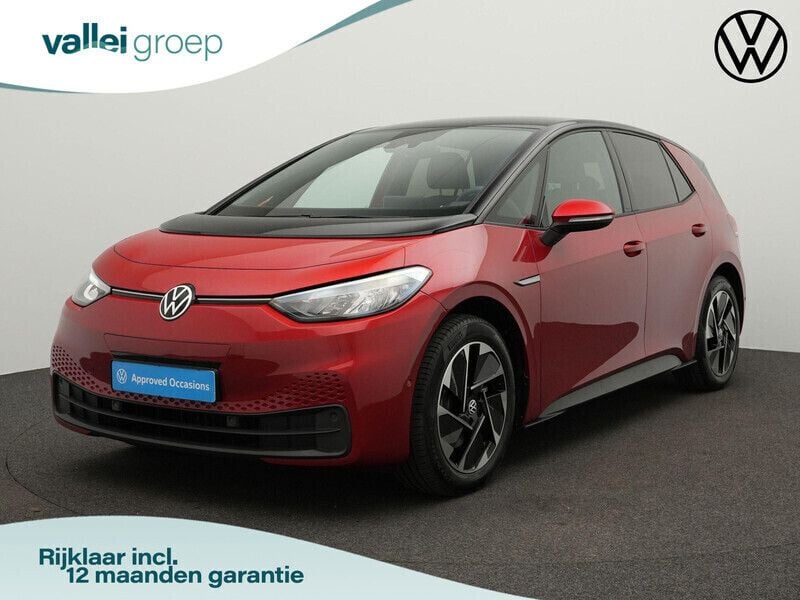 Rood Gebruikt 2022 VW ID.3 Pure Hatchback | € 20.950 (Eerlijke prijs) - Afbeelding 1/4