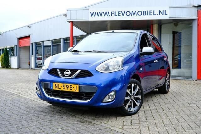 Blauw, metallic lak Gebruikt 2017 Nissan Micra N-TEC Hatchback | € 7.950 (Goede deal) - Afbeelding 1/4