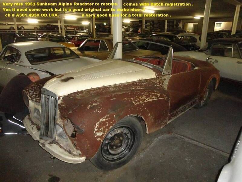 Anders Gebruikt 1953 Sunbeam Alpine Cabriolet | € 16.750 - Afbeelding 1/4