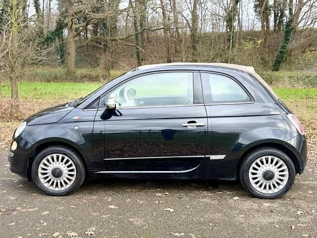 Occasion Fiat 500 69 PK (50 kW) 2010 Zwart Cabriolet