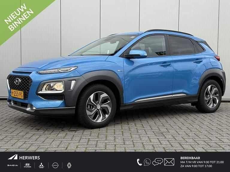 Blue lagoon metallic (z3u) Gebruikt 2020 Hyundai Kona SUV | € 19.735 (Goede deal) - Afbeelding 1/4