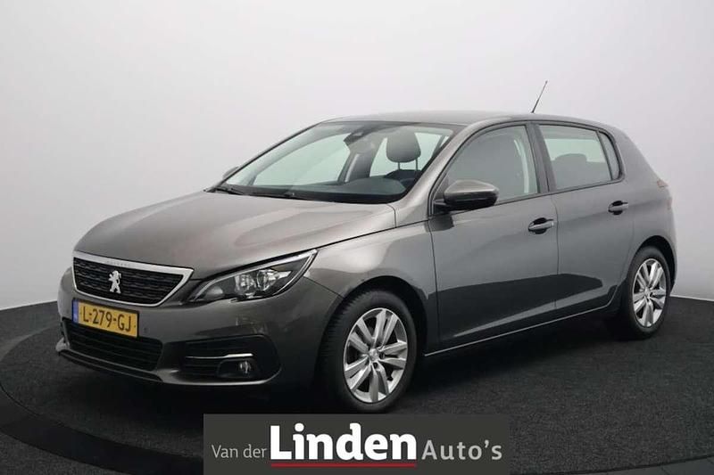 Grijs Gebruikt 2021 Peugeot 308 Active Hatchback | € 12.250 (Eerlijke prijs) - Afbeelding 1/4