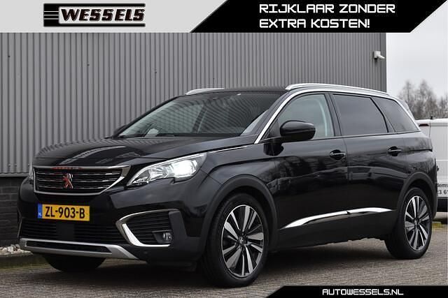 Zwart (metallic) Occasion 2019 Peugeot 5008 Premium SUV | € 13.500 (Eerlijke prijs) - Afbeelding 1/4