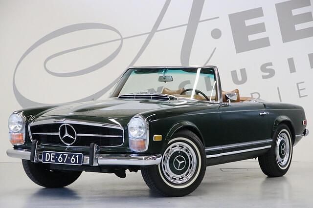 Groen Occasion 1969 Mercedes SL280 Cabriolet | € 84.950 - Afbeelding 1/4
