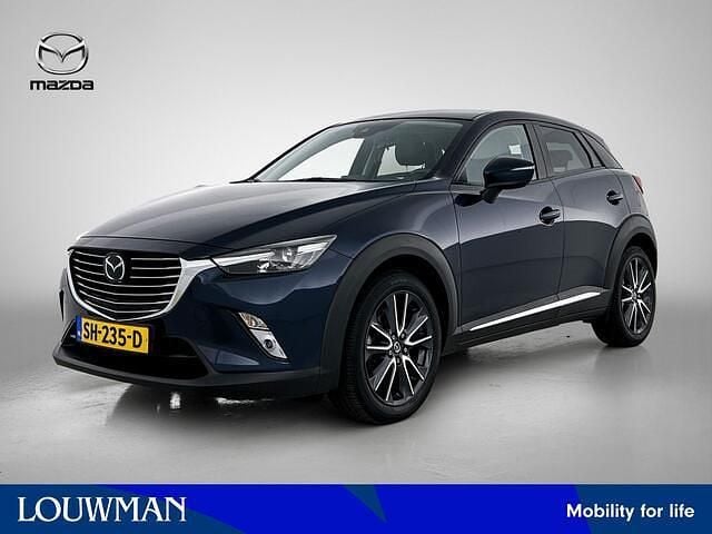 Blauw metallic Gebruikt 2018 Mazda CX-3 SUV | € 19.245 (Eerlijke prijs) - Afbeelding 1/4