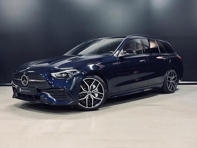 Blauw Gebruikt 2022 Mercedes C200 AMG line Stationwagen | € 38.450 (Eerlijke prijs) - Afbeelding 1/4