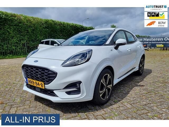 Wit Gebruikt 2020 Ford Puma ST-Line SUV | € 15.900 (Super prijs) - Afbeelding 1/4