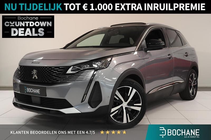 Grijs Gebruikt 2022 Peugeot 3008 GT SUV | € 28.035 (Eerlijke prijs) - Afbeelding 1/4
