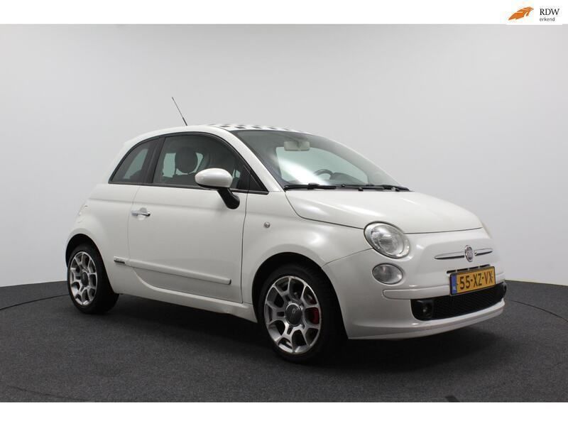 Wit Gebruikt 2007 Fiat 500 Sport Hatchback | € 3.995 (Eerlijke prijs) - Afbeelding 1/4