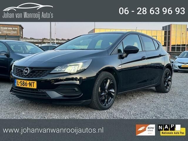 Zwart Gebruikt 2021 Opel Astra Business Elegance Hatchback | € 14.500 (Goede deal) - Afbeelding 1/4