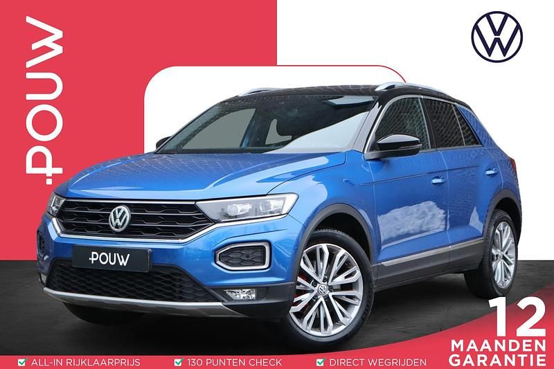 Blauw Occasion 2020 VW T-Roc Sportline SUV | € 24.900 (Eerlijke prijs) - Afbeelding 1/4