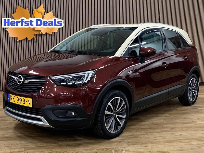 Rood Gebruikt 2017 Opel Crossland Innovation SUV | € 9.945 (Eerlijke prijs) - Afbeelding 1/4