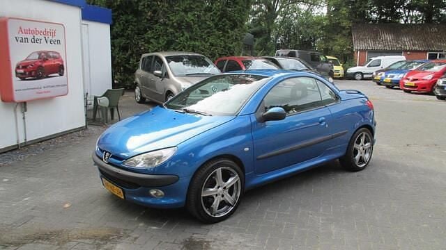 Blauw Gebruikt 2002 Peugeot 206 CC Cabriolet | € 1.495 (Iets duurder) - Afbeelding 1/4