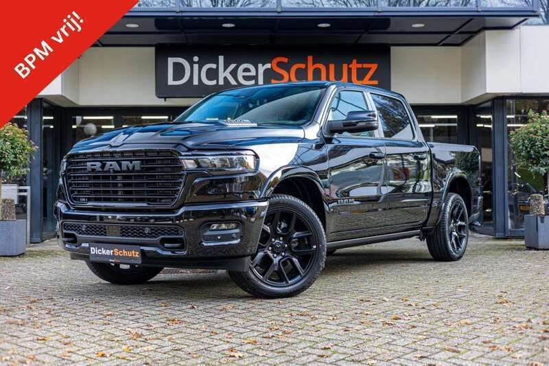 Zwart Nieuw 2024 Dodge Ram Pickup | € 72.900 (Goede deal) - Afbeelding 1/4
