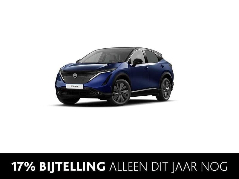Zwart Nieuw 2025 Nissan Ariya Evolve SUV | € 53.090 (Duur) - Afbeelding 1/4