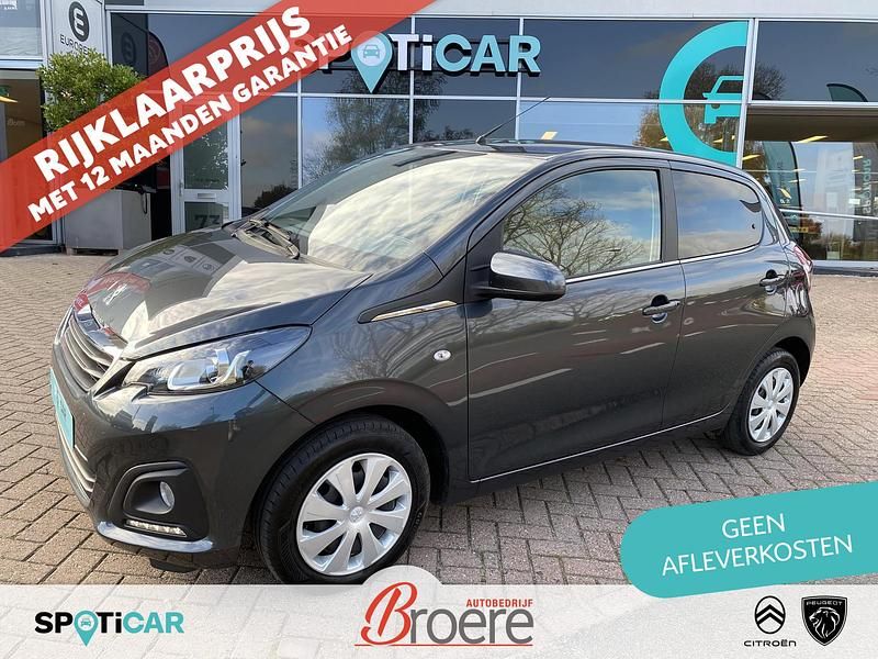 Grijs Gebruikt 2021 Peugeot 108 Active Hatchback | € 10.950 (Iets duurder) - Afbeelding 1/4