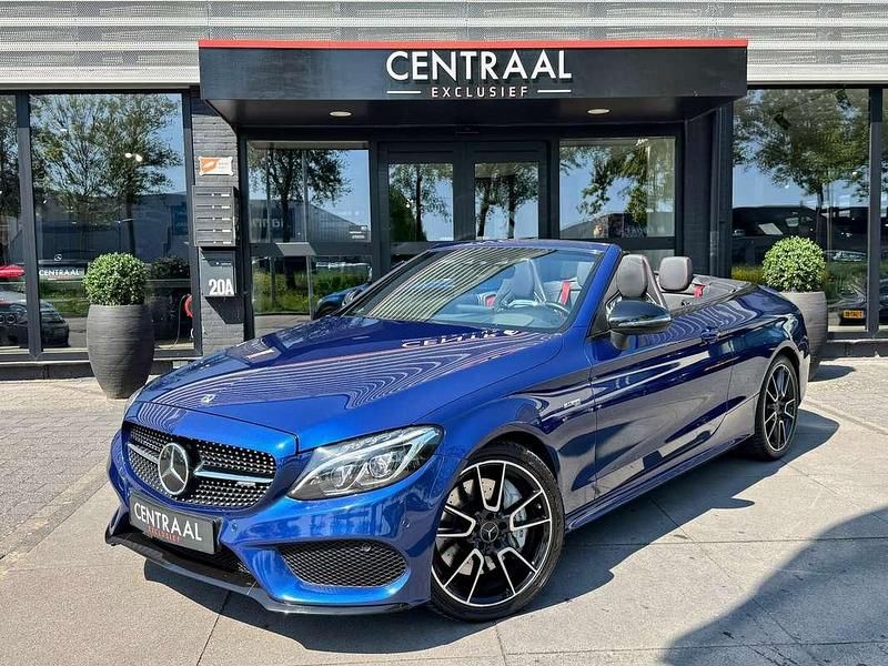 Blauw Gebruikt 2017 Mercedes C43 AMG AMG Cabriolet | € 41.800 (Eerlijke prijs) - Afbeelding 1/4