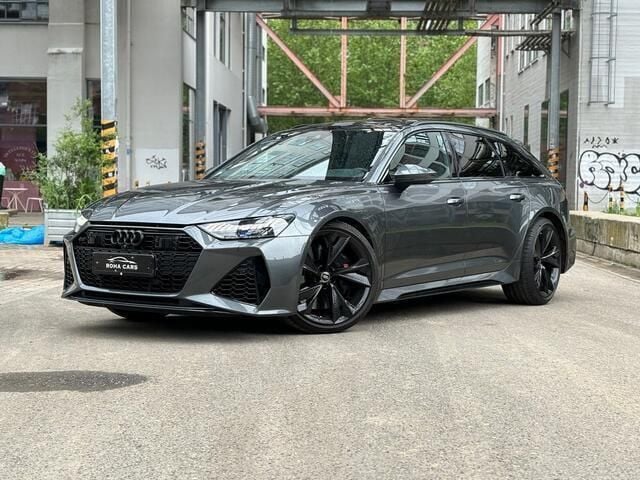 Grijs, metallic lak Gebruikt 2021 Audi RS6 S-Line Stationwagen | € 113.945 (Super prijs) - Afbeelding 1/4