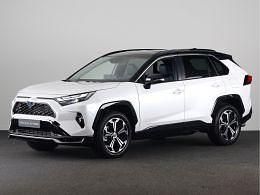 Platinum pearl white parelmoer / zwart dak (licht wit parelmoer) Nieuw 2025 Toyota RAV4 Plus SUV | € 60.595 - Afbeelding 1/4