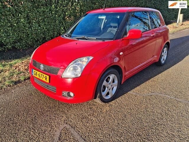 Rood Occasion 2008 Suzuki Swift Exclusive Hatchback | € 1.999 (Super prijs) - Afbeelding 1/4