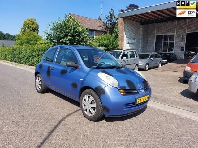 Blauw Gebruikt 2003 Nissan Micra Visia Hatchback | € 599 (Super prijs) - Afbeelding 1/4