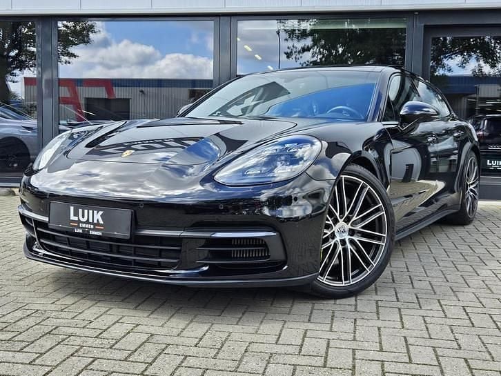 Zwart (metallic) Occasion 2018 Porsche Panamera S E-Hybrid Sport Turismo Sedan | € 59.800 (Super prijs) - Afbeelding 1/4