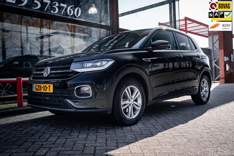 Zwart Gebruikt 2024 VW T-Cross R-line SUV | € 24.950 (Goede deal) - Afbeelding 1/4