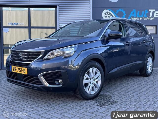 Blauw Gebruikt 2019 Peugeot 5008 MPV | € 16.950 (Goede deal) - Afbeelding 1/4