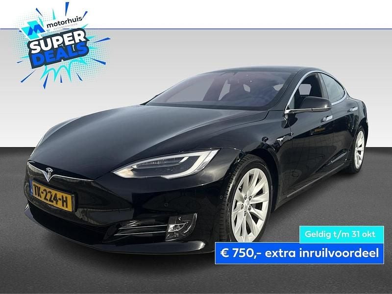 Zwart (metallic) Gebruikt 2018 Tesla Model S Hatchback | € 21.970 (Super prijs) - Afbeelding 1/4