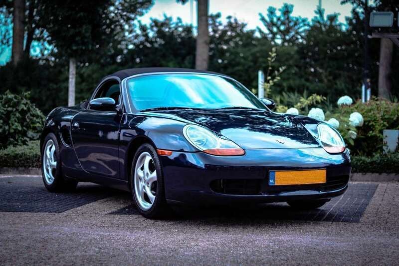 Blauw, metallic lak Gebruikt 1997 Porsche Boxster Cabriolet | € 14.950 (Duur) - Afbeelding 1/4