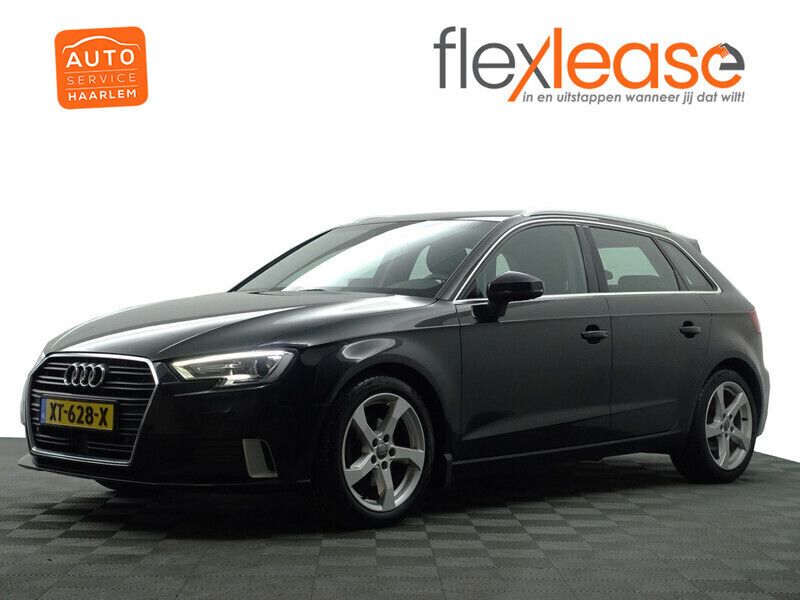 Zwart metallic Gebruikt 2018 Audi A3 Sportback Sport Hatchback | € 19.900 (Eerlijke prijs) - Afbeelding 1/4