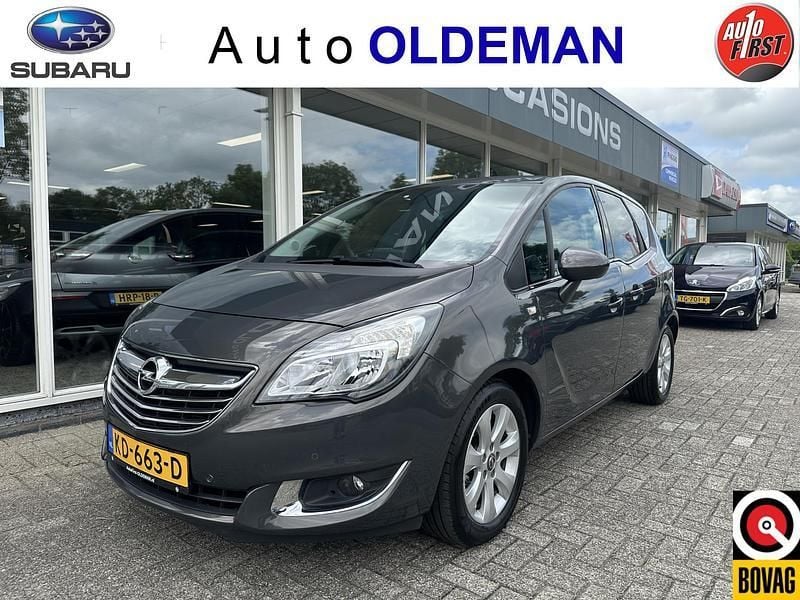 Grijs Gebruikt 2016 Opel Meriva MPV | € 9.749 (Eerlijke prijs) - Afbeelding 1/4