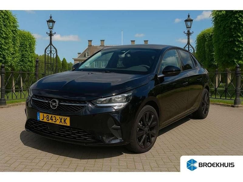 Zwart Gebruikt 2020 Opel Corsa-e Elegance Hatchback | € 12.900 (Eerlijke prijs) - Afbeelding 1/3