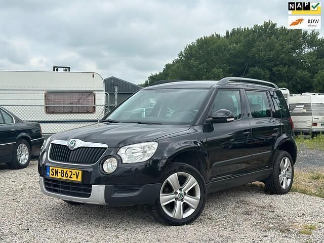 Zwart Gebruikt 2012 Skoda Yeti Elegance SUV | € 3.950 (Super prijs) - Afbeelding 1/4