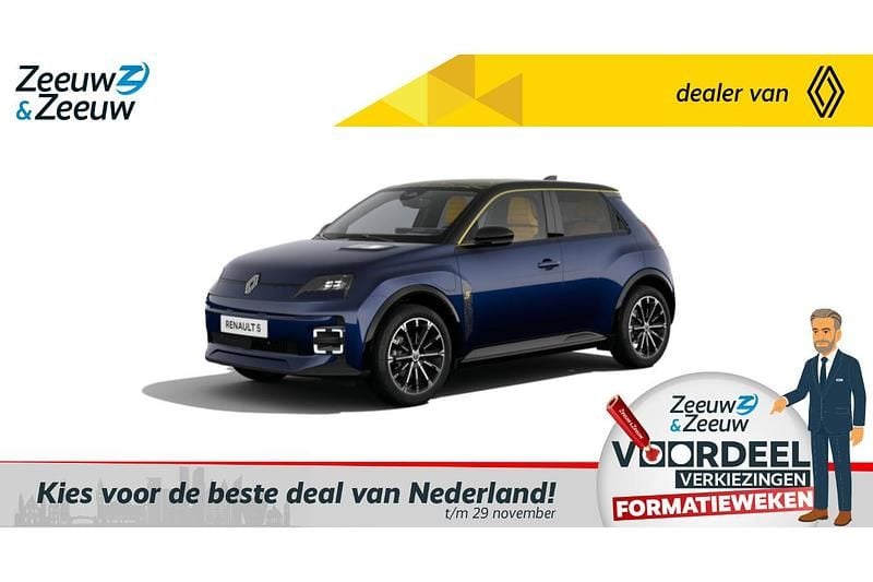 Bleu nocturne / dak noir étoilé / daklijst warm titanium Gebruikt 2024 Renault R5 Iconic Hatchback | € 33.690 (Eerlijke prijs) - Afbeelding 1/4