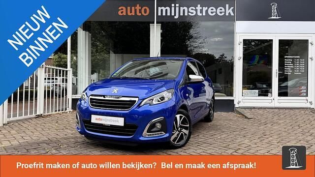 Blauw Gebruikt 2021 Peugeot 108 GT-line Hatchback | € 11.900 (Eerlijke prijs) - Afbeelding 1/4