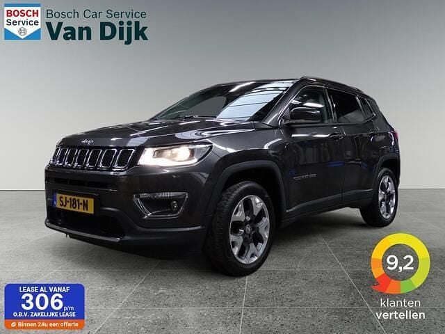 Grijs Gebruikt 2018 Jeep Compass Limited SUV | € 18.888 (Goede deal) - Afbeelding 1/4