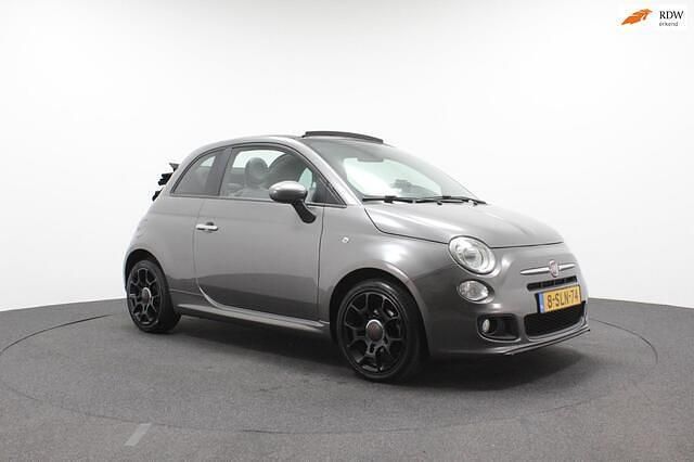 Grijs Gebruikt 2013 Fiat 500C Sport Cabriolet | € 6.995 (Eerlijke prijs) - Afbeelding 1/4