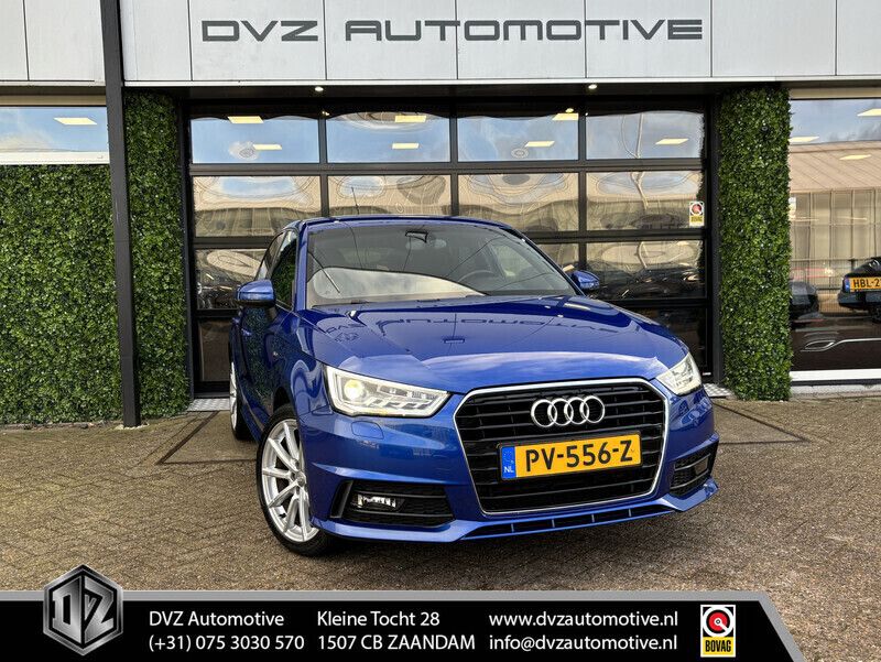 Blauw Gebruikt 2017 Audi A1 Sportback S-Line Hatchback | € 14.950 (Eerlijke prijs) - Afbeelding 1/4