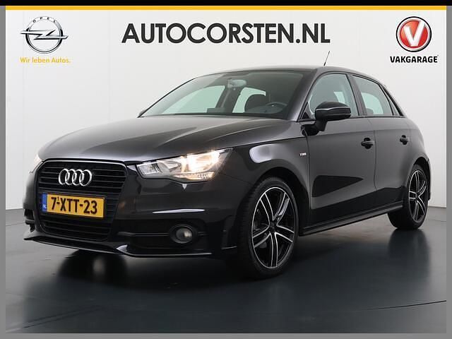 Zwart (metallic) Gebruikt 2014 Audi A1 Sportback S-Line Hatchback | € 11.895 (Goede deal) - Afbeelding 1/4