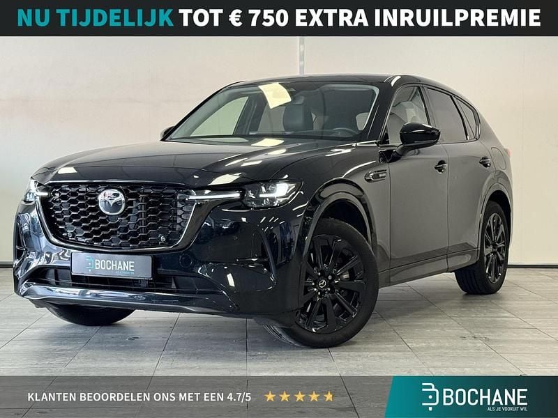 Zwart Gebruikt 2023 Mazda CX-60 Homura-Line SUV | € 38.645 (Goede deal) - Afbeelding 1/4