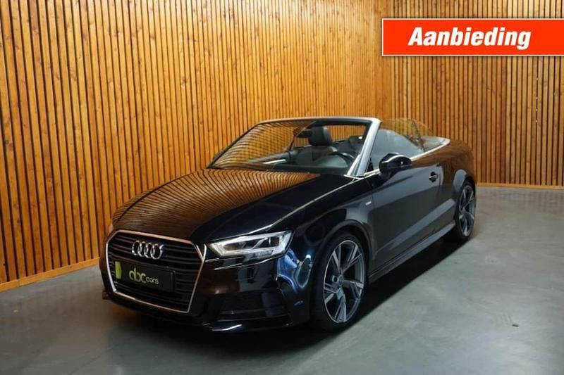 Zwart (metallic) Occasion 2021 Audi Cabriolet S-Line Cabriolet | € 33.900 - Afbeelding 1/4