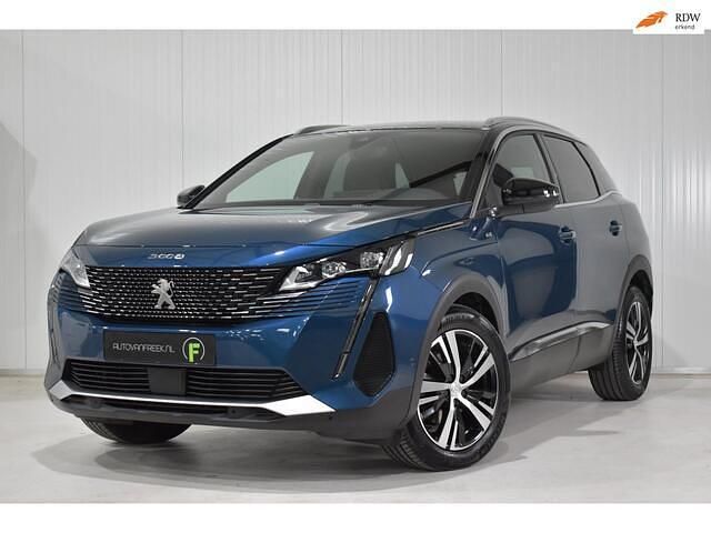 Blauw (metallic) Gebruikt 2021 Peugeot 3008 GTi SUV | € 22.995 (Eerlijke prijs) - Afbeelding 1/4
