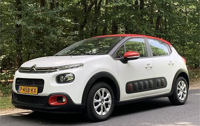 Wit Gebruikt 2017 Citroën C3 Feel Hatchback | € 5.450 (Super prijs) - Afbeelding 1/4