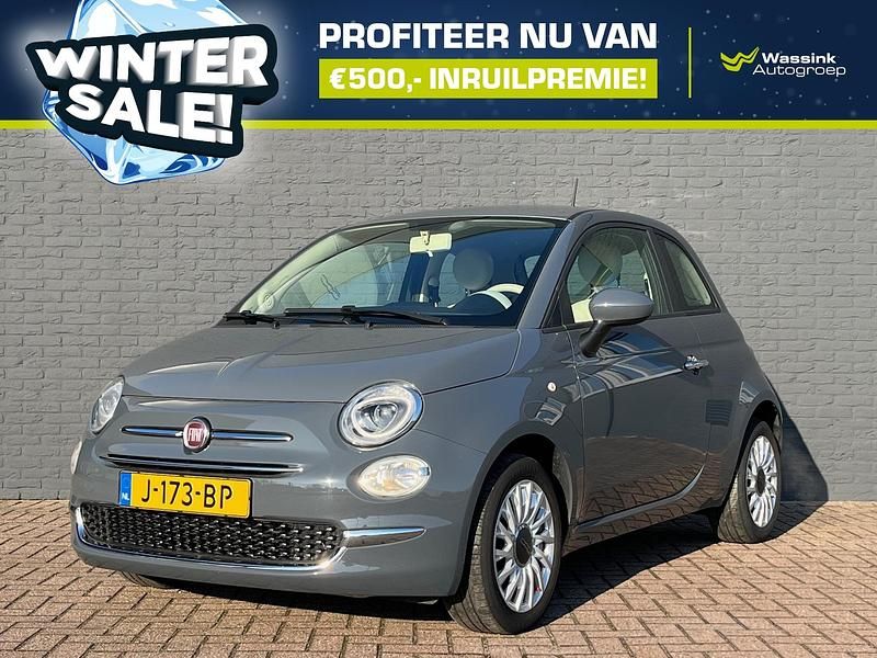 Grijs Occasion 2020 Fiat 500 Lounge Hatchback | € 12.490 (Eerlijke prijs) - Afbeelding 1/3