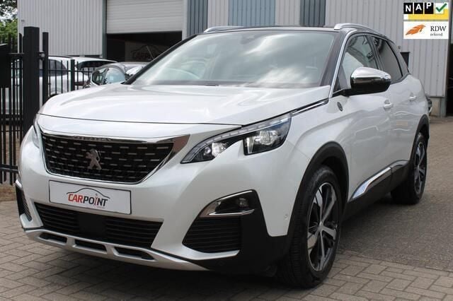 Wit, metallic lak Gebruikt 2018 Peugeot 3008 Crossway SUV | € 17.900 (Eerlijke prijs) - Afbeelding 1/4